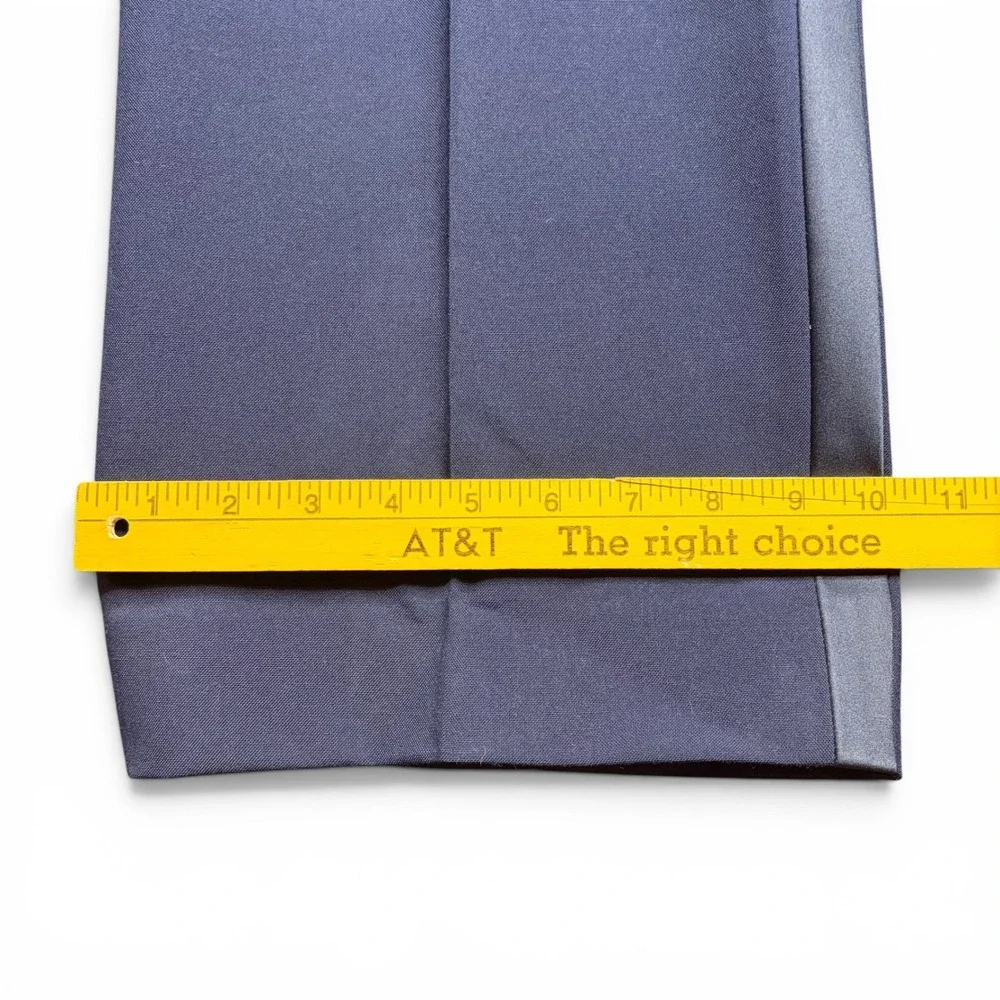 USAF Dress Uniform Trousers Blue Wool Blend Satin Stripe Mens 38x30  Patriot USA - Picture 10 of 12